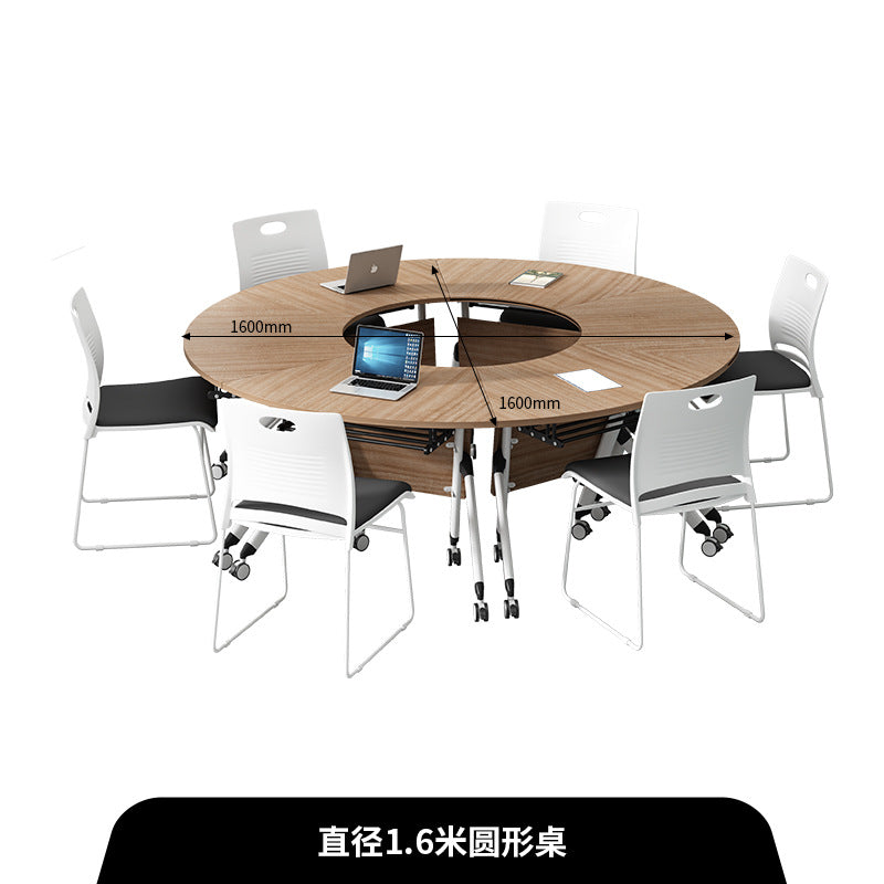 Saint li folding conference table - minimalist modern design, modular and mobile, splicing training table and chairs for educational institutions and learning environments
