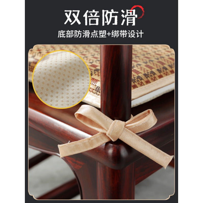 Summer cold rattan seat cushion solid wood armchair mat seat cushion Chinese mahogany sofa cushion chair cushion wholesale