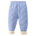 School uniform essential: autumn/winter kids' cotton pants - boys' warm & cold-proof trousers, three-layer fleece-lined & extra thick girls' leggings
