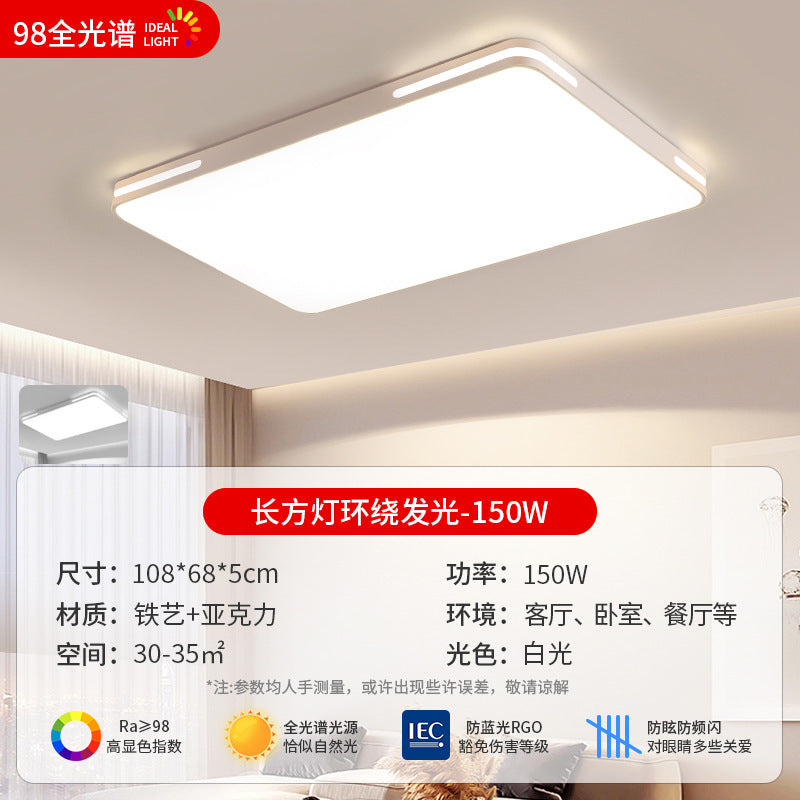 2025 new living room modern minimalist elegant main light full spectrum eye protection led ceiling light whole house hallway lighting fixture