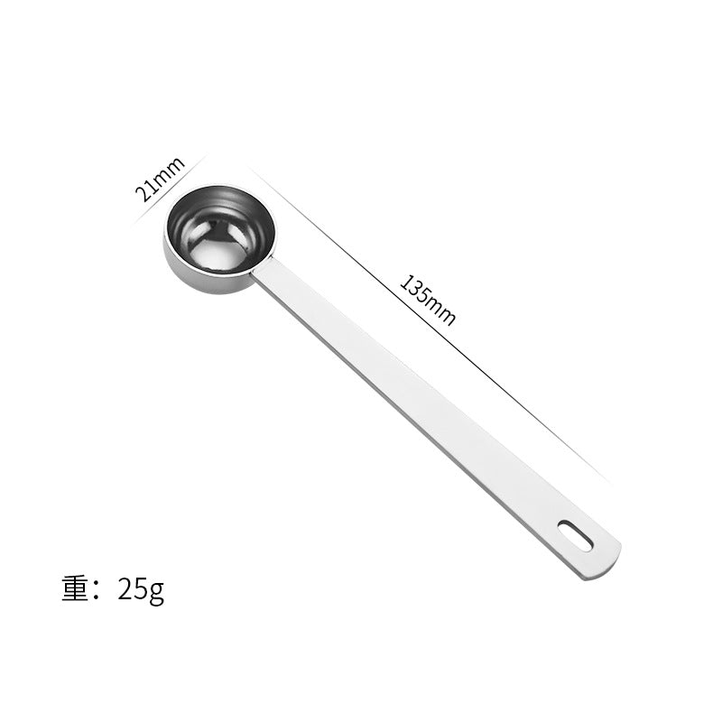 304 stainless steel measuring spoon coffee measuring spoon 5ml15ml30ml fruit powder spoon coffee milk powder baking tool