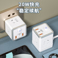 Smart timer socket converter wireless multifunctional magic cube extension plug with usb charging and wired power strip