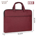 Office satchel bag canvas document bag information bag conference bag computer bag document bag briefcase business gift