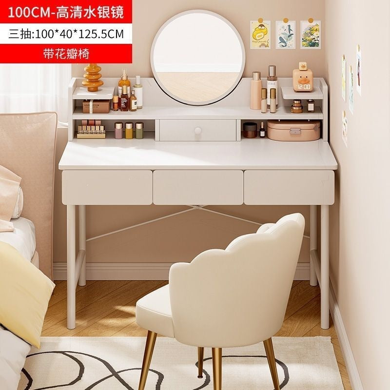 Minimalist modern vanity table for small apartments - new arrival! stylish makeup desk for rent, bedroom bedside small vanity table
