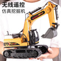 alloy remote control excavator toy car kids boys large engineering vehicle excavator toy wireless excavator