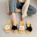 Super fairy one-strap women's summer outdoor new floral sandals lightweight non-slip casual sandals versatile beach shoes