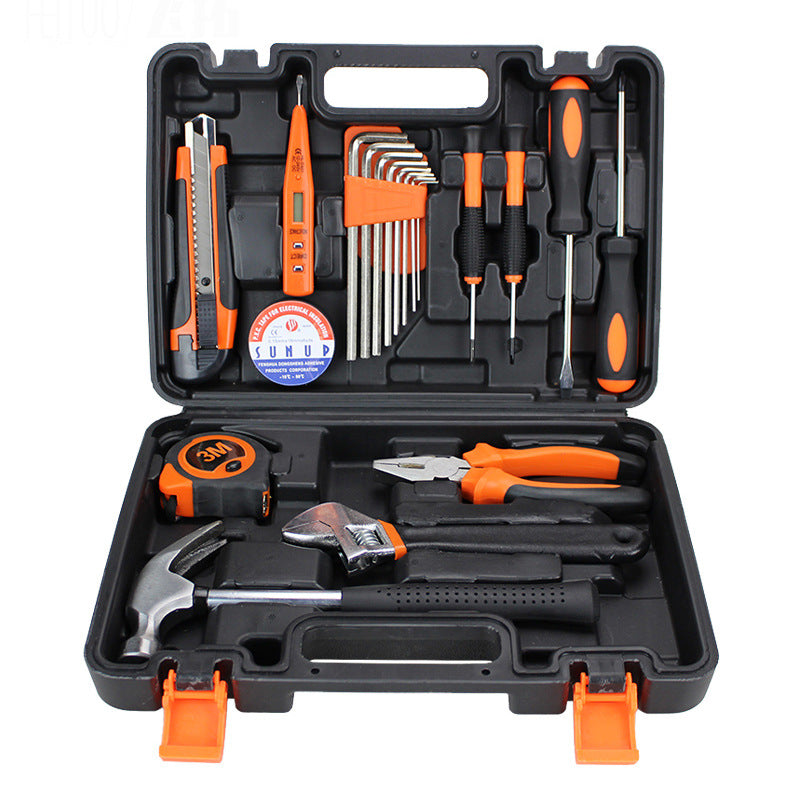 M size medium comprehensive combination toolbox Car emergency tool set Household carbon steel hardware tools 30 series