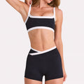 new arrival yoga clothes high waist hip lift tummy control slimming look sling beautiful back running sports intimates bra suit for women