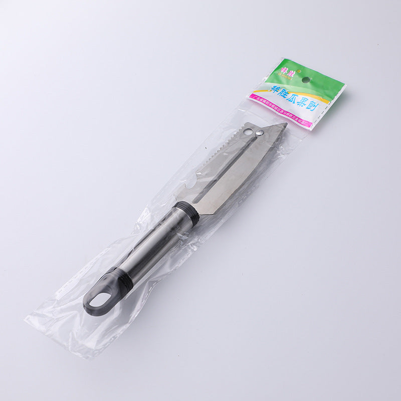 Stainless steel hanging fish scale peeler - kitchen & home use fruit, potato, and vegetable peeler