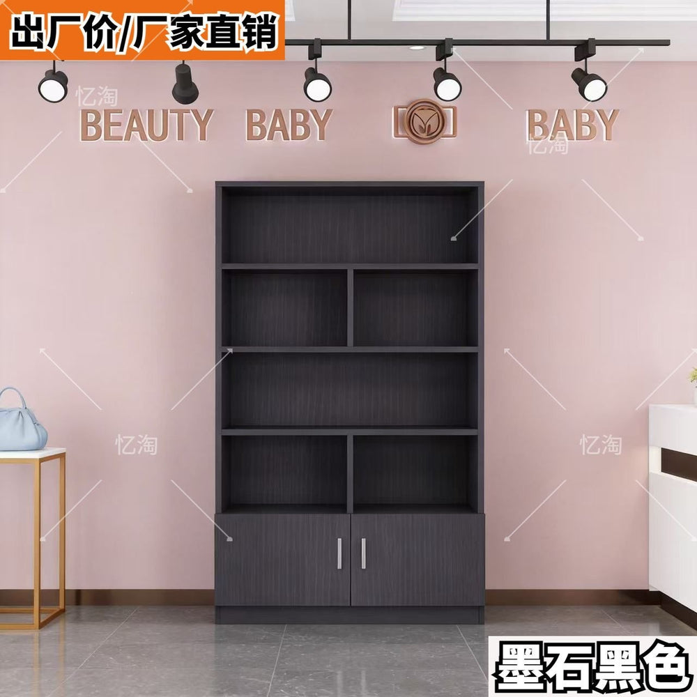 Cosmetics display cabinet wooden product display rack for home display cabinet manicure display cabinet beauty salon store shelf