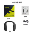 New arrival halter style wireless bluetooth speaker fabric portable wearable subwoofer stereo neck speaker