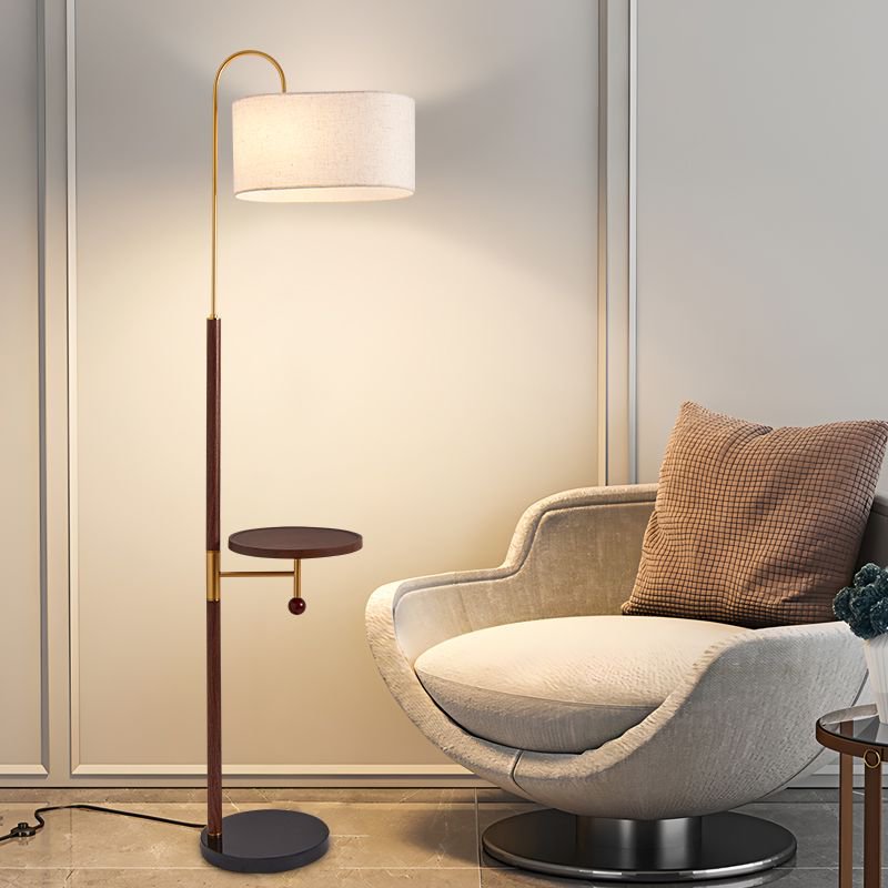 French medieval floor lamp american retro living room sofa side vertical table lamp tea room bedroom study atmosphere lamp
