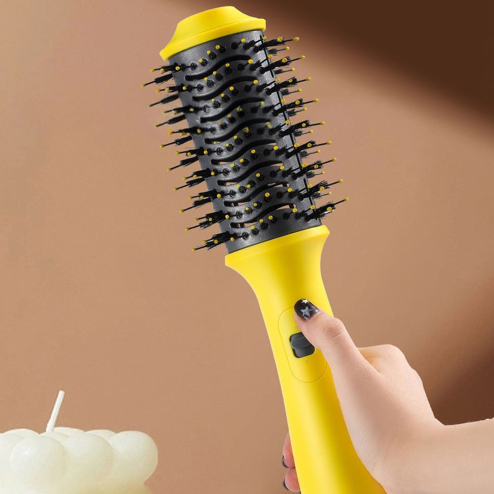 Cross-border four-in-one hot air comb, hair straightener, negative ion does not hurt the hair, curling iron, new product, multi-functional hair dryer.