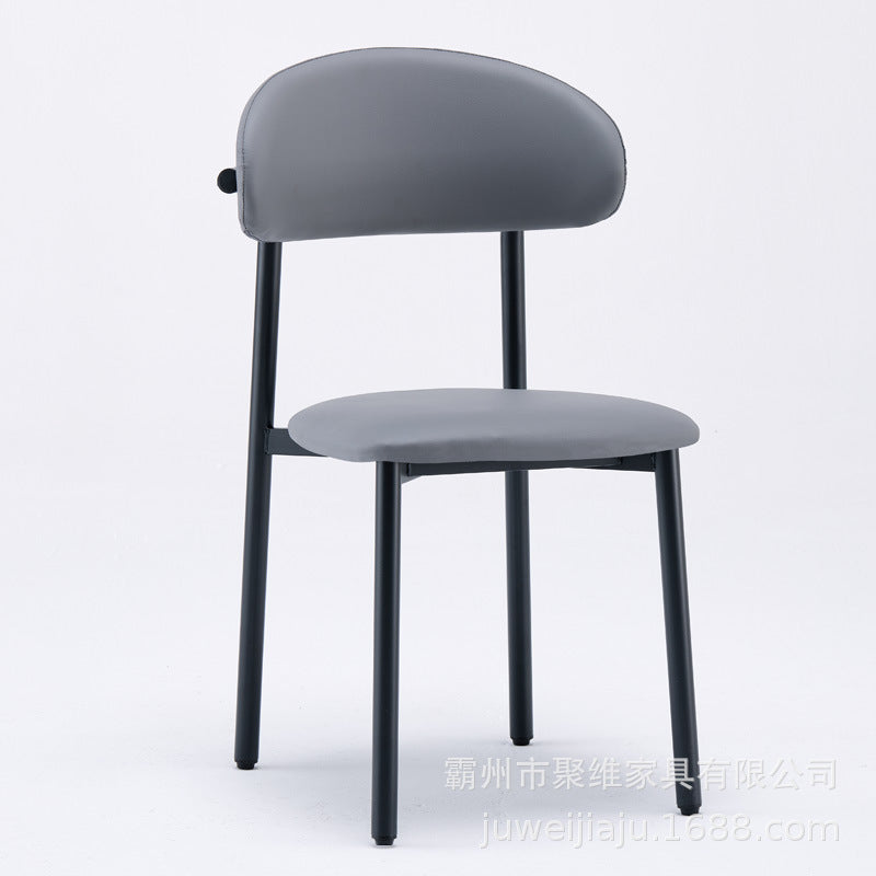 Luxury dining chair - home, leather cushion, casual chair, hotel reception chair, commercial banquet chair, dining chair