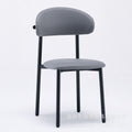 Luxury dining chair - home, leather cushion, casual chair, hotel reception chair, commercial banquet chair, dining chair