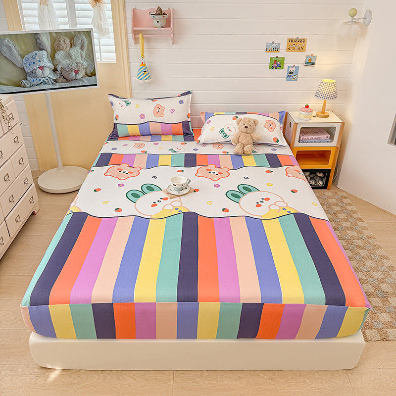 2024 new arrival: solid color tpu waterproof fitted sheet - class a, machine washable, mattress protector for innerspring mattresses