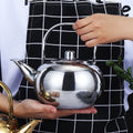 Personalized stainless steel exquisite kettle chinoiserie outdoor water kettle thickened hotel restaurant water kettle large capacity