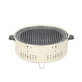 Portable charcoal stove for tea brewing, bbq, and camping - multifunctional heater with tiktok support and dropshipping available (baking pan included)