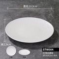 New melamine plates for commercial catering, pasta dishes, western-style steak plates, household dinner plates, high-end round plates, and flat plates