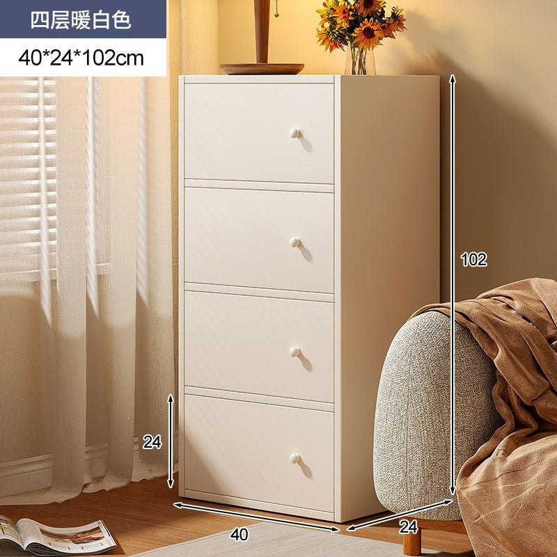 Chest of drawers storage cabinet bedroom storage cabinet narrow vertical cabinet storage drawer cabinet living room wall floor-standing bed end cabinet