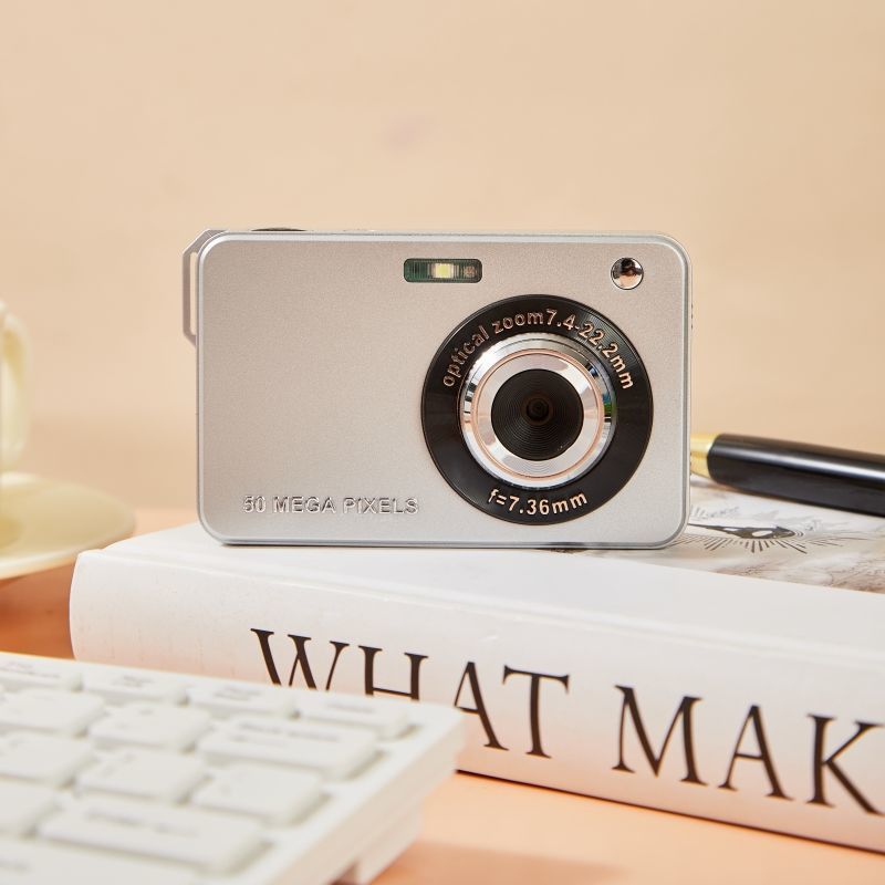 Ccd digital slr camera - selfie capable, high-definition travel camera, retro compact point-and-shoot camera for students