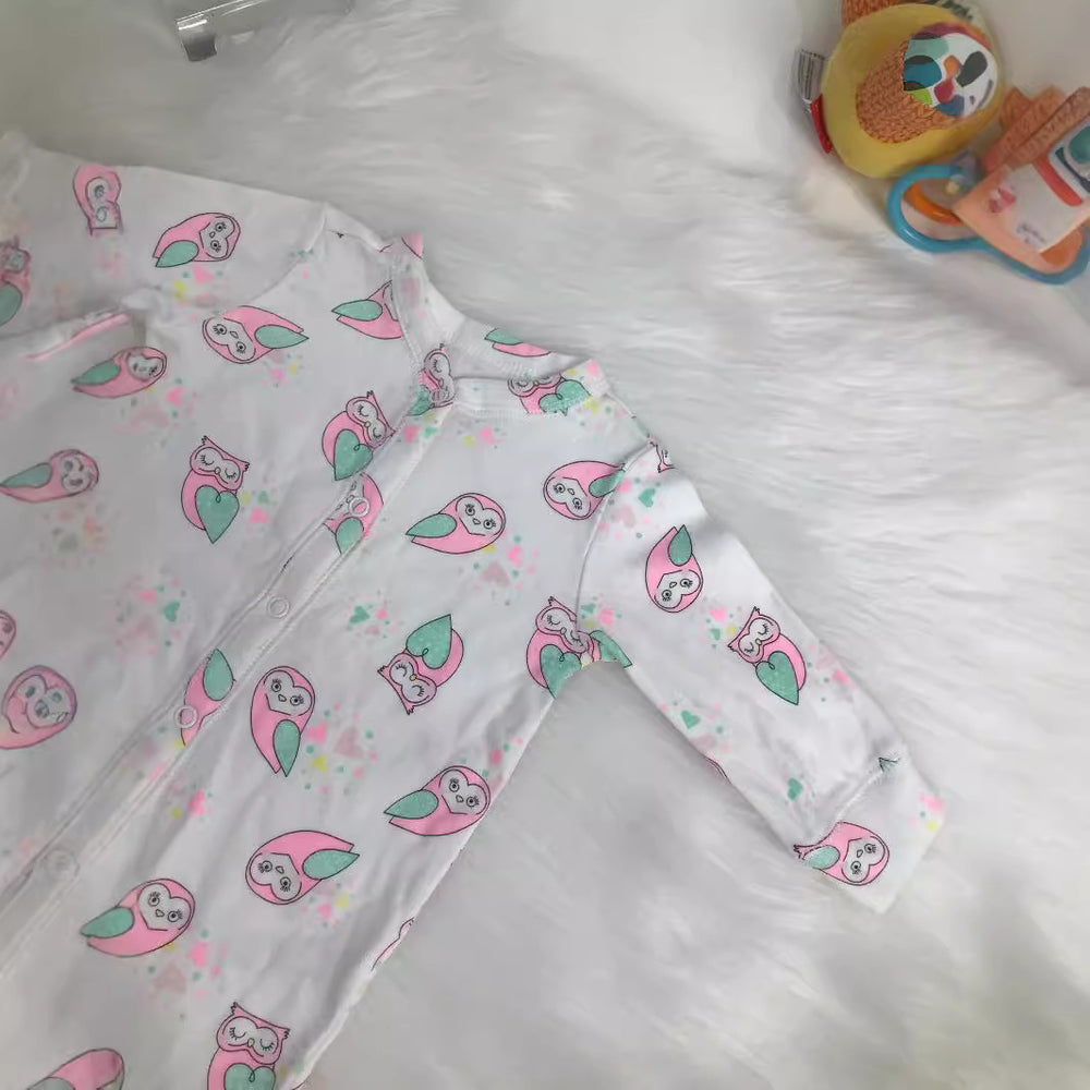 Export baby spring & fall jumpsuit baby girl pure cotton type a long climbing infant long sleeves jumpsuit rompers