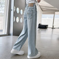 Girls' summer lightweight pants  new summer collection - stylish wide-leg tencel jeans for big girls and kids