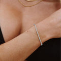 Stainless steel plated 18k gold fashion gold cable stitch bracelet cuban bracelet classy stylish men's jewelry easiest for match