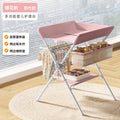 Baby changing table - newborn diaper changing, bathing, massage, and bed - foldable multifunctional baby bed