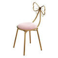 Makeup stool backrest bedroom makeup chair popular chair dressing table stool manicure chair butterfly light luxury dressing stool
