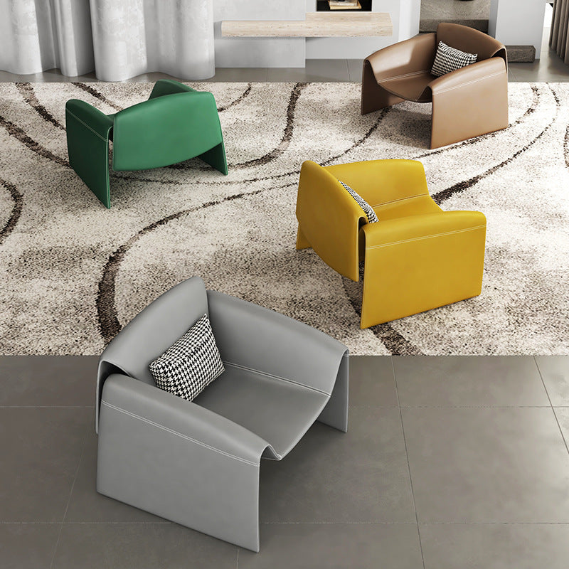 Balcony italian chair reception casual single sofa living room special-shaped creative m-shaped crab chair tiger chair