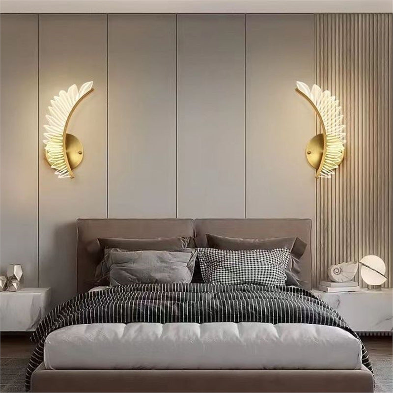 Wall lamp bedroom modern casual living room tv background wall aisle corridor lamp creative bedroom room bedside lamp