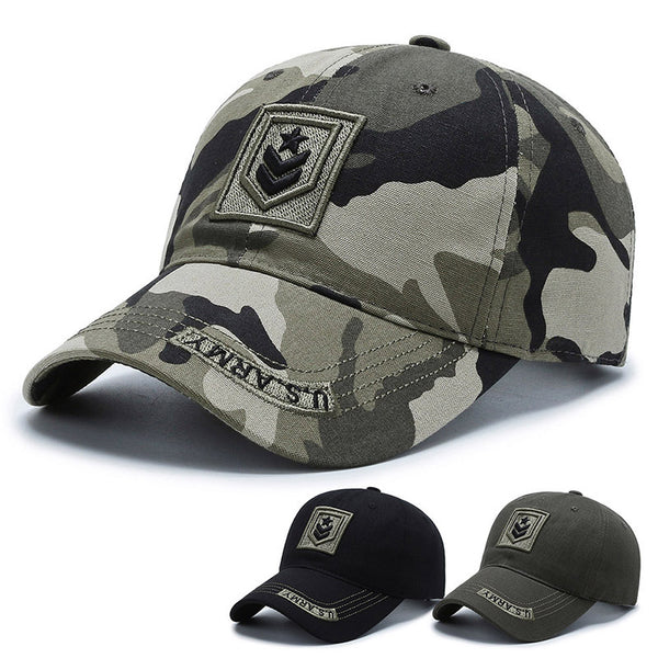Camouflage hat Men's and women's baseball caps UV protection sun hat Outdoor fashion leisure military cap Sports cap