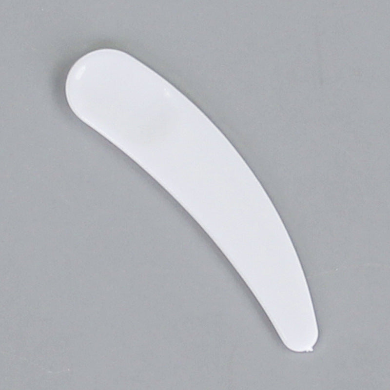 Crescent-shaped spoon mask dispensing scraper cream cosmetic packaging digging stick cream dispensing stirring arc-shaped mixing stick spoon