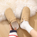 Thick soleheattech toe cap slippers for women new arrivalretrofashioneasiest for matchplaidcasual slippers for students outdoor lazy slippers