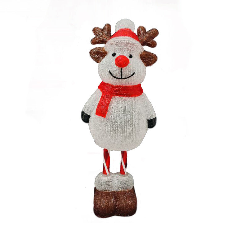 Customized  Santa Claus modeling light battery box, festive decoration, acrylic lanterns, luminous lantern ornaments