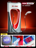 Artificial new energy small car charging pile model ornaments kids toys 3 to 6 years old gift cross-border