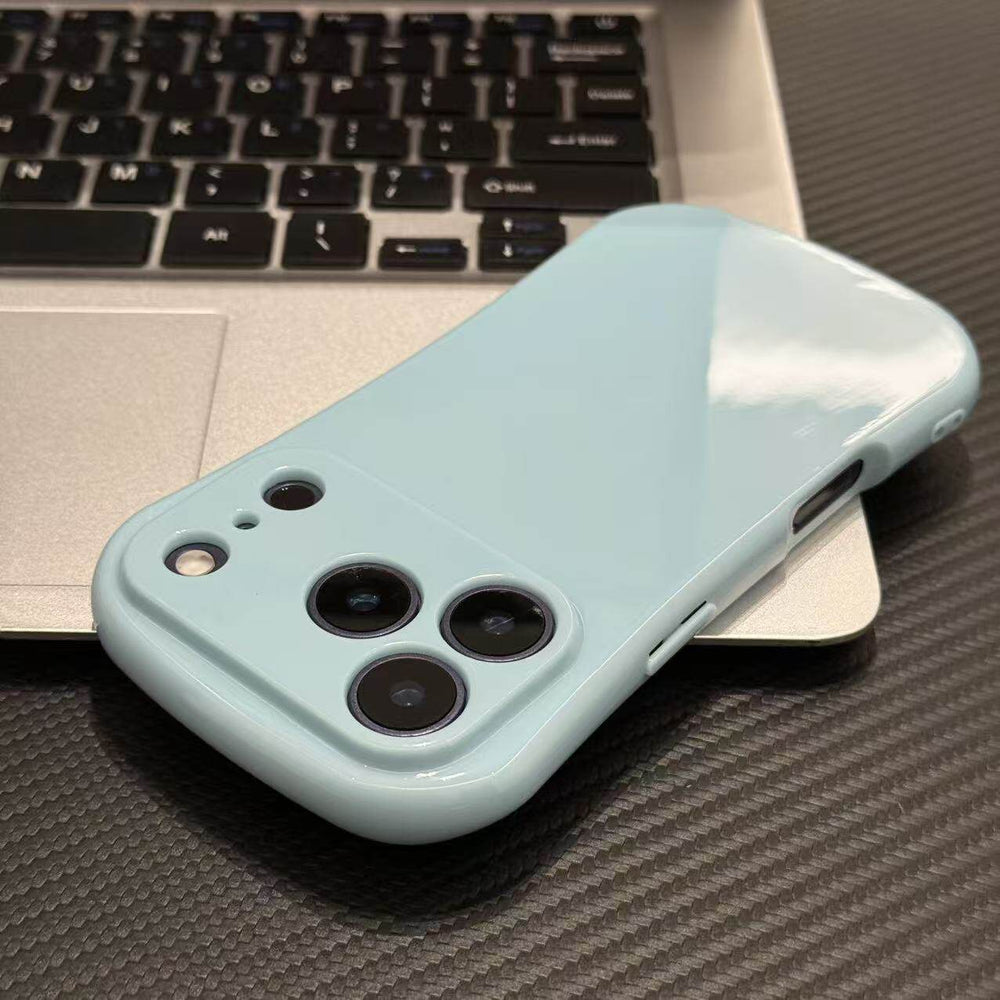 Milky sweet soap shell solid color phone case for iphone 17 pro, apple 16 full coverage drop-proof protective case wholesale