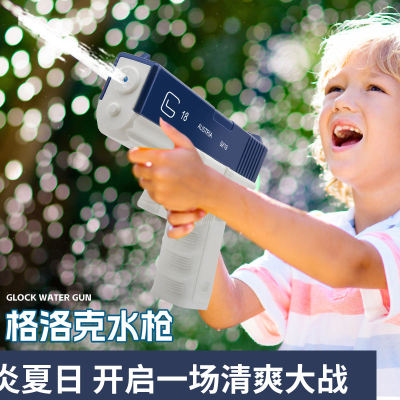 Summer new children's glock water gun - fully manual, continuous fire, water play toy for boys - wholesale