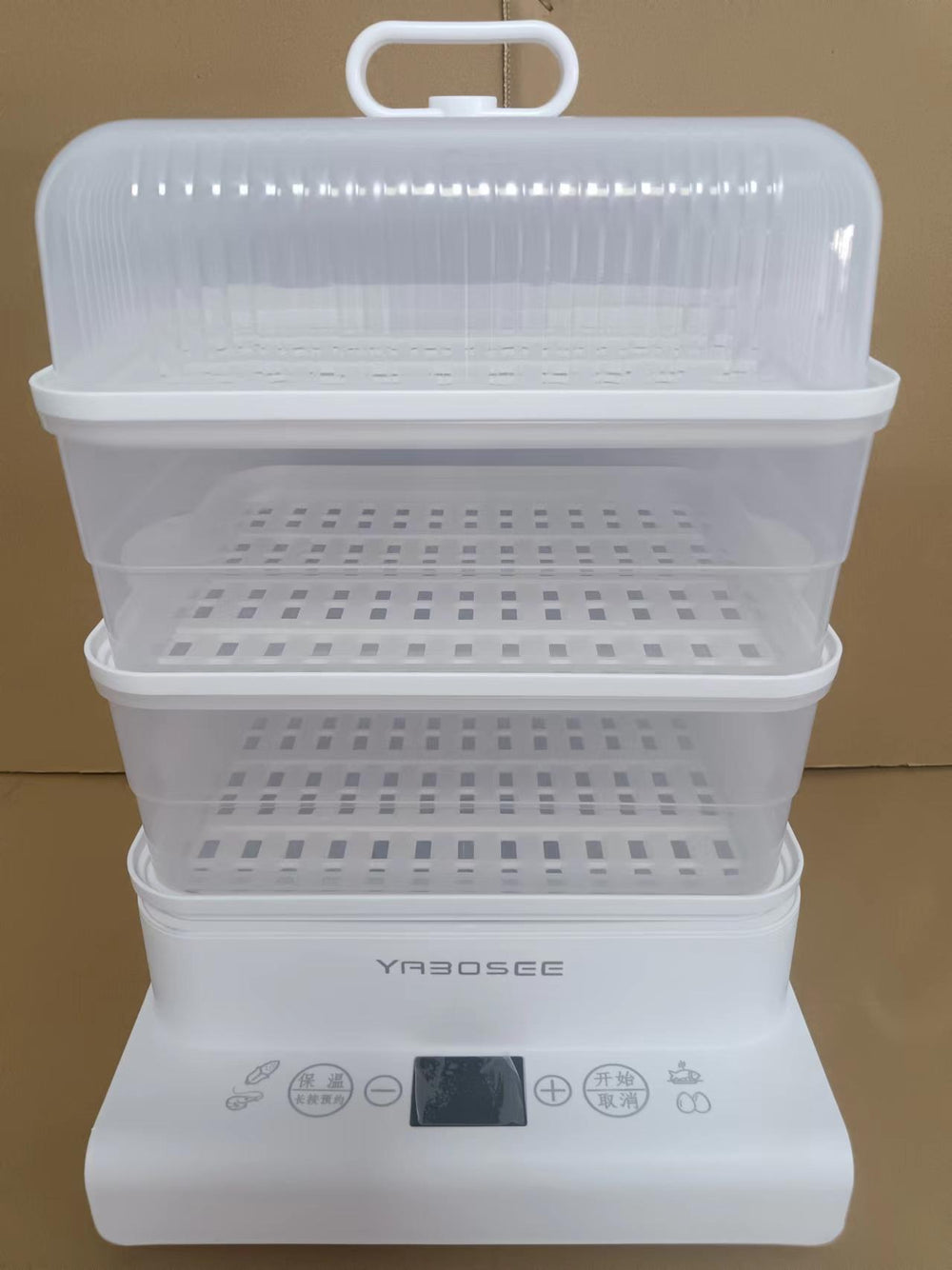 Export foreign trade cross-border computer model multi-functional large-capacity timed electric steamer box steaming and stewing three-layer multi-layer