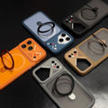 Creative lens ice armor cooling magnetic stand compatible iphone 17 pro phone case apple 16 matte anti-drop