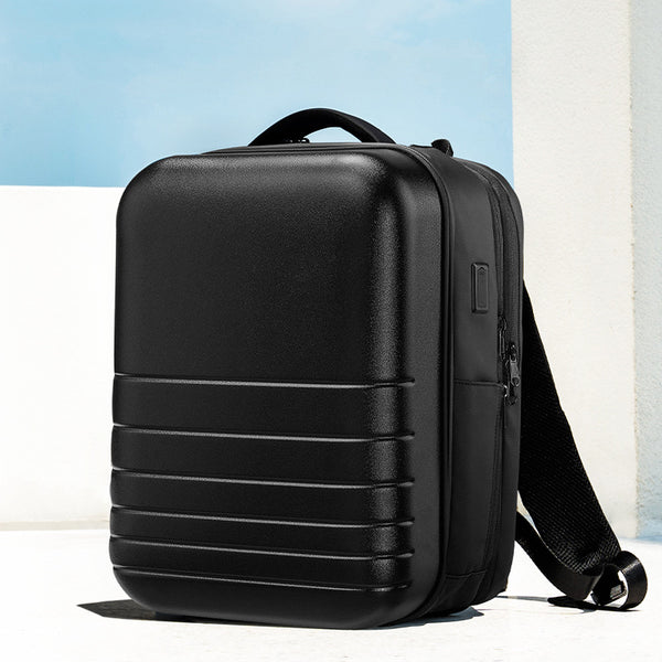 Yongsheng's new hard shell backpack waterproof business computer backpack expands large-capacity anti-theft and anti-pressure  men's bag