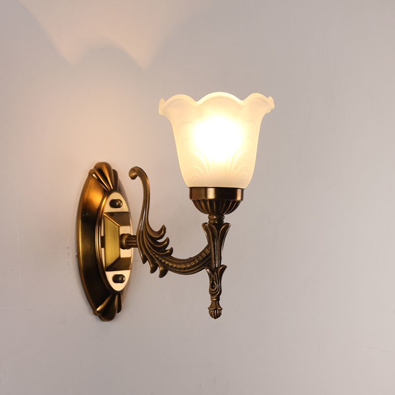 American retro wall lamp - minimalist, unique, creative bedside lamp for bedroom, hallway, corridor, stairway, living room, and study