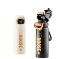 Letter double drink bouncing cup 316 stainless steel digital display thermos cup student water cup portable portable cup