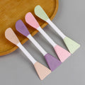 Double-ended silicone brush mask brush knife type + shovel type soft rubber head brush diy mask adjustment tool dual-purpose makeup brush