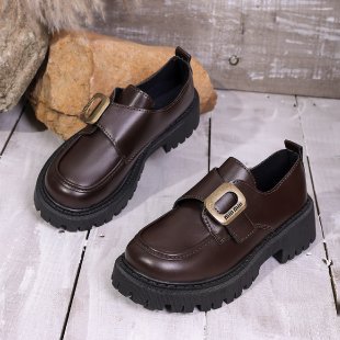 spring/autumn new arrival: thick-soled loafers for cross-border e-commerce. plus sizes available. price difference: $0.67. wholesale options available. dropshipping to  and