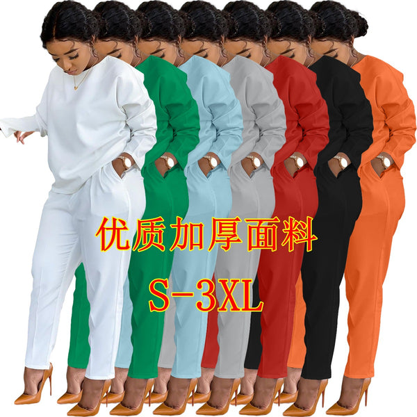 BN202 , European and American women's clothing,  independent station new models, thickened fabrics, casual solid color suit