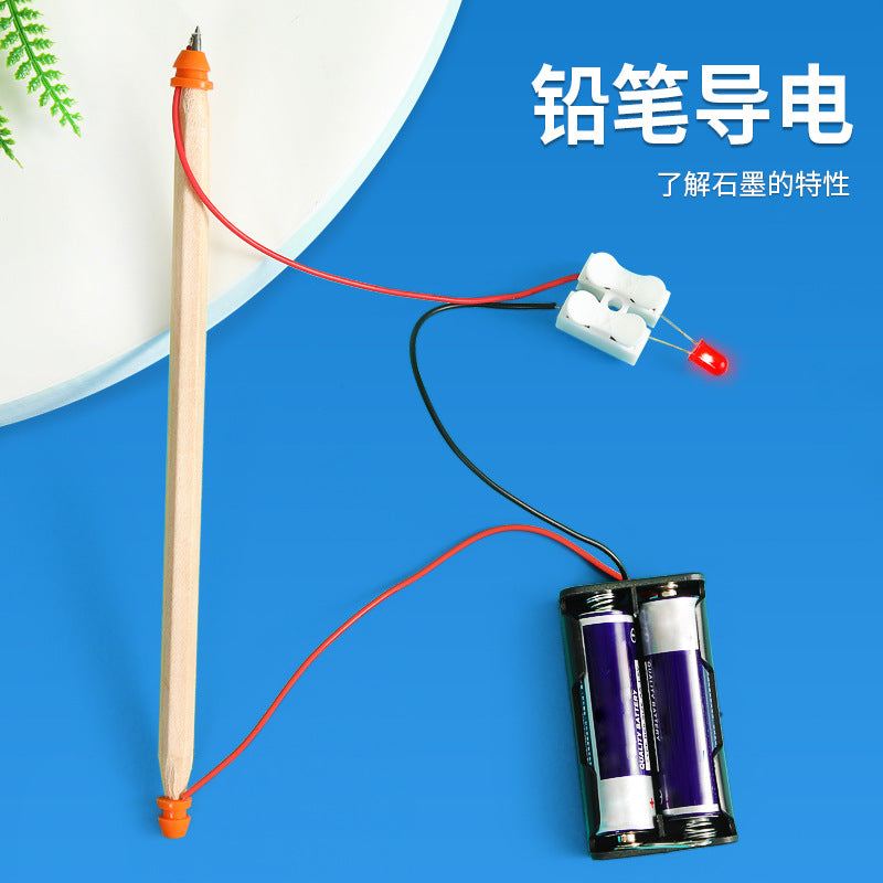 Scientific experiment DIY pencil conductive technology making circuit children handmade students school teaching aids materials wholesale