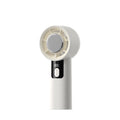 2025 cross-border new product: handheld bladeless cooling fan with semiconductor cooling, ice pack function, and high-speed turbine
