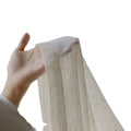 Japanese style wheat ear linen yarn cream style window yarn curtain translucent and opaque living room bedroom curtain yarn shaoxing curtain